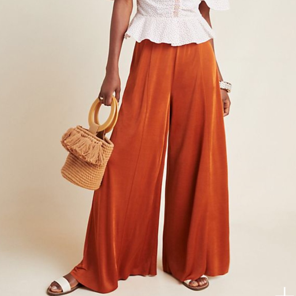 NWT Anthropology Shilo knit Wide leg pants